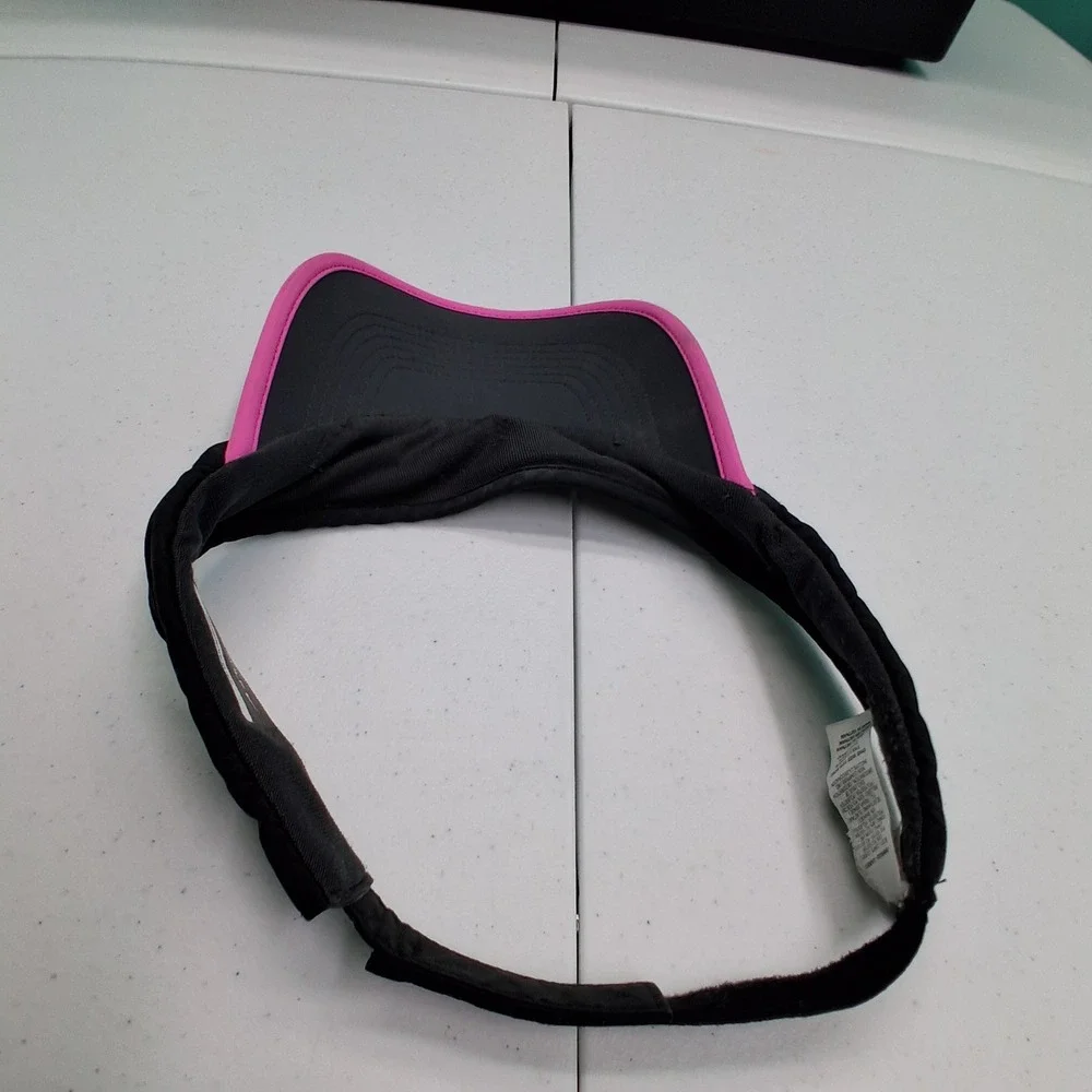 Nike Golf Visor OSFM Black Pink Polka Dot Tenniscore Sporty Athleisure
